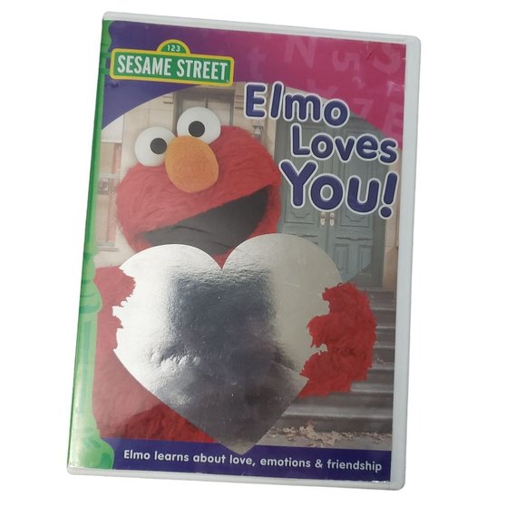 Lot of 4 Sesame Street Elmo Dvd's, Including his first movie Elmo - Grouchland - Picture 8 of 9